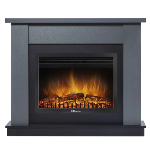 Каминокомплект:Очаг Electrolux EFP/P-2720RLS, портал Canto 25 графит - 2