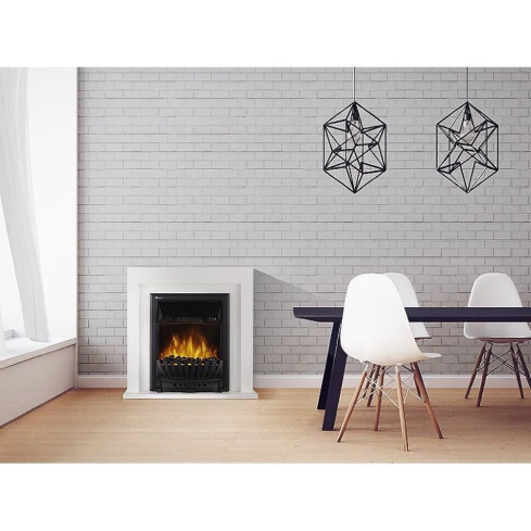 Каминокомплект:Очаг Electrolux EFP/P-1020LS,портал Simple Classic белый - 3