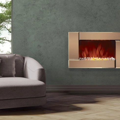 Электрический камин Electrolux EFP/W-2000S Bronze - 1