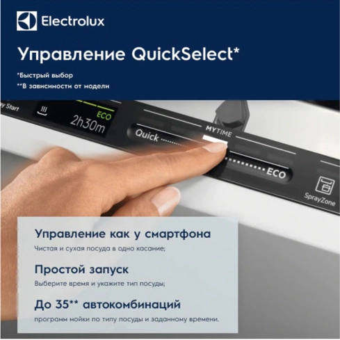 Встраиваемая посудомоечная машина Electrolux ETM43211L - 12
