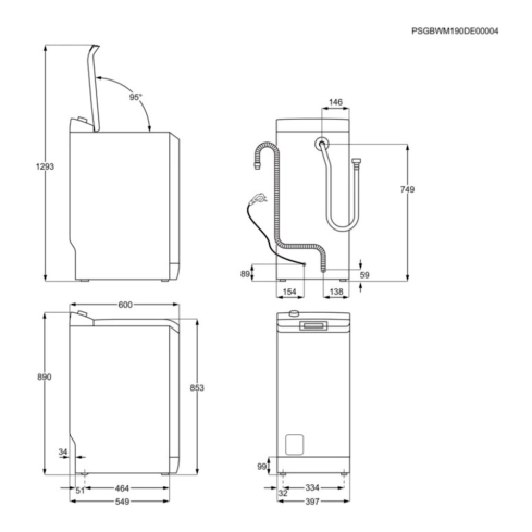 Стиральная машина Electrolux EW7T3R272 - 3